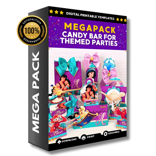 Mega Candy Bar Party Pack – Over 10,000 Printable Templates + Exclusive Bonuses